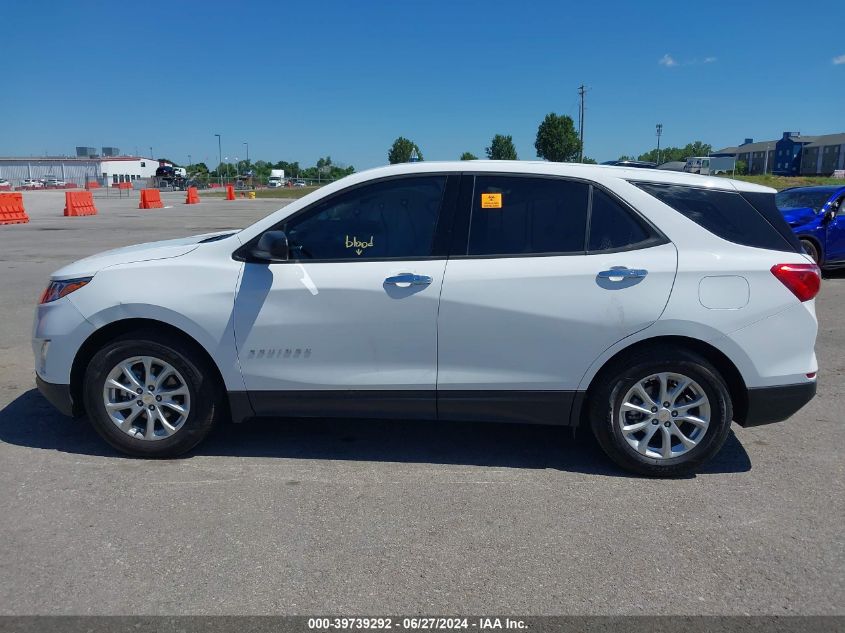 2018 Chevrolet Equinox Ls VIN: 2GNAXHEV4J6337645 Lot: 39739292