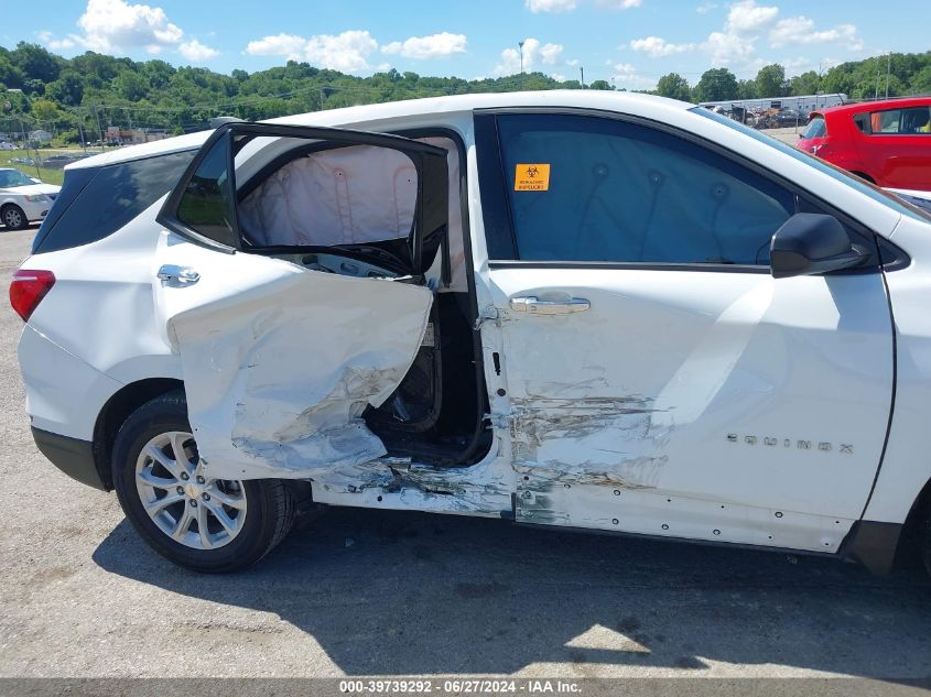 2018 Chevrolet Equinox Ls VIN: 2GNAXHEV4J6337645 Lot: 39739292