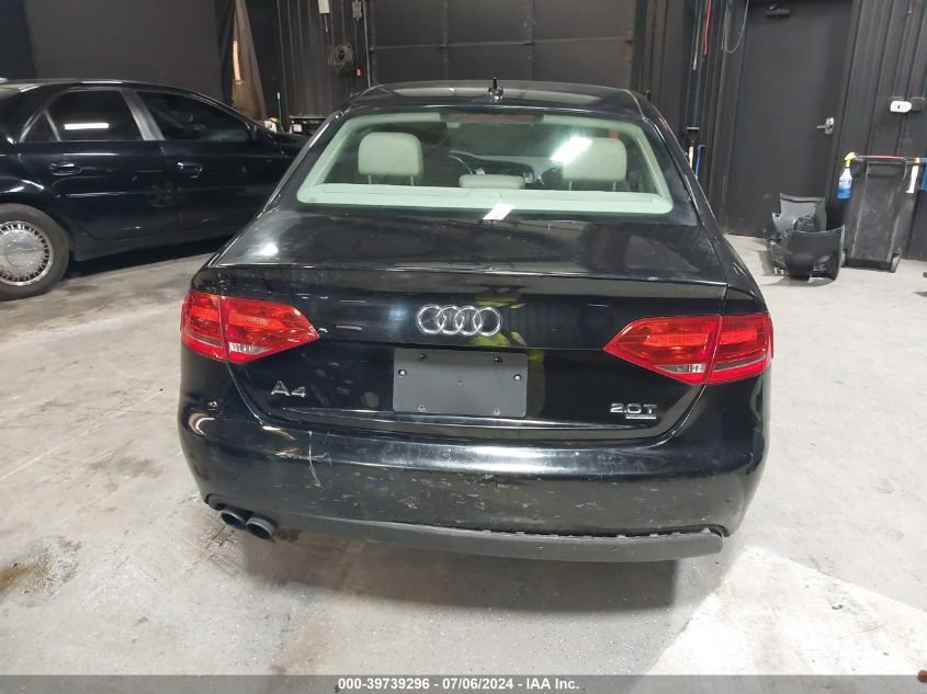 2011 Audi A4 2.0T Premium VIN: WAUBFAFL1BN030612 Lot: 39739296