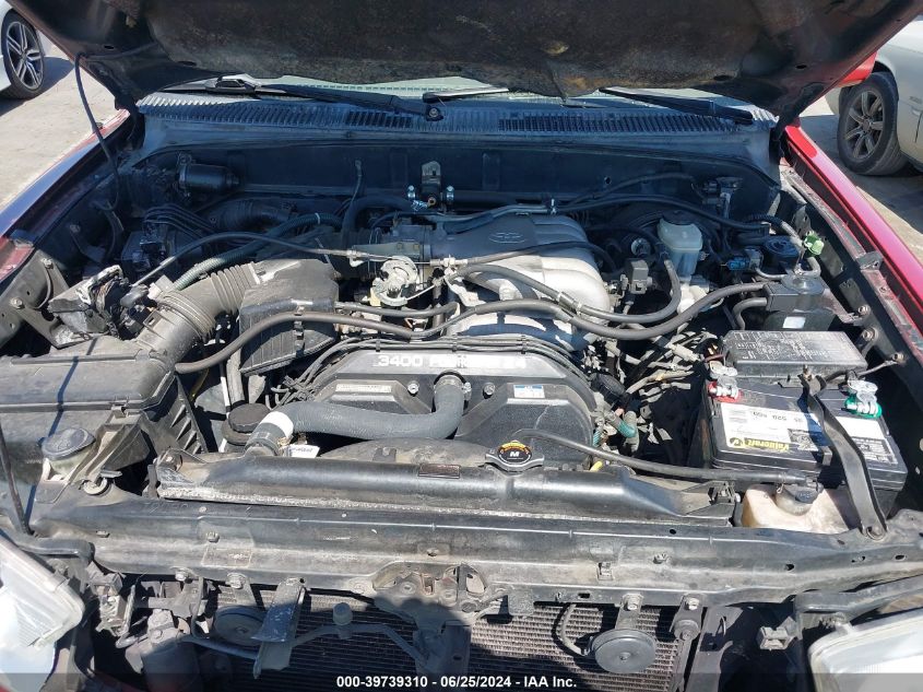 1999 Toyota 4Runner Sr5 V6 VIN: JT3GN86RXX0093631 Lot: 39739310