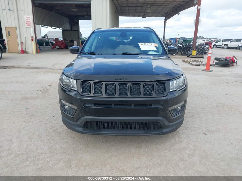 2021 Jeep Compass Altitude Fwd VIN: 3C4NJCBB8MT592260 Lot: 39739312