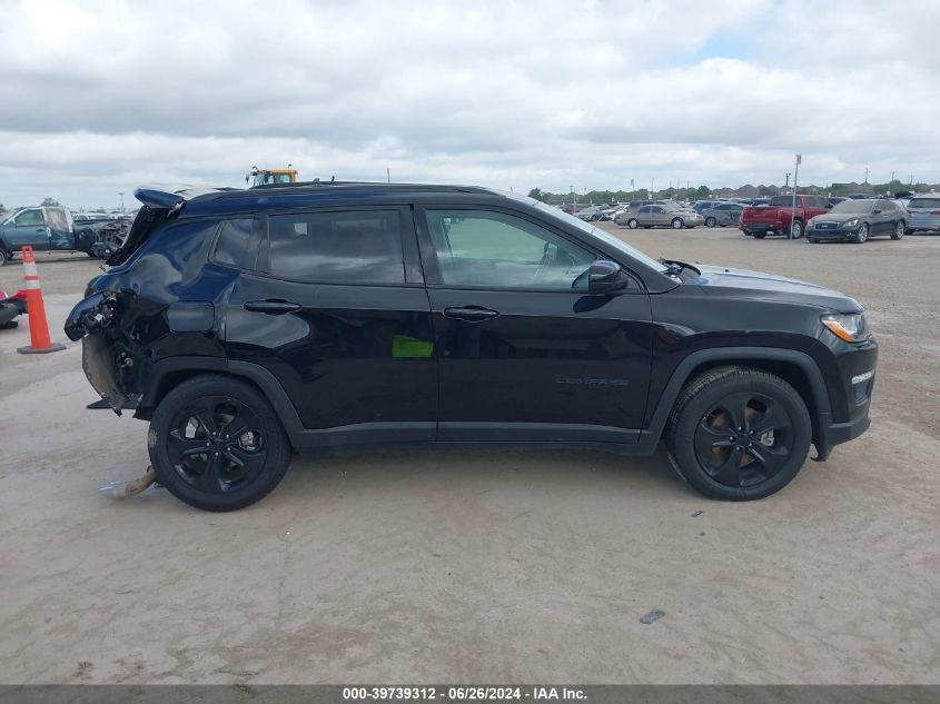 2021 Jeep Compass Altitude Fwd VIN: 3C4NJCBB8MT592260 Lot: 39739312