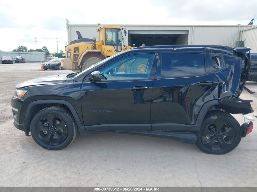 2021 Jeep Compass Altitude Fwd VIN: 3C4NJCBB8MT592260 Lot: 39739312