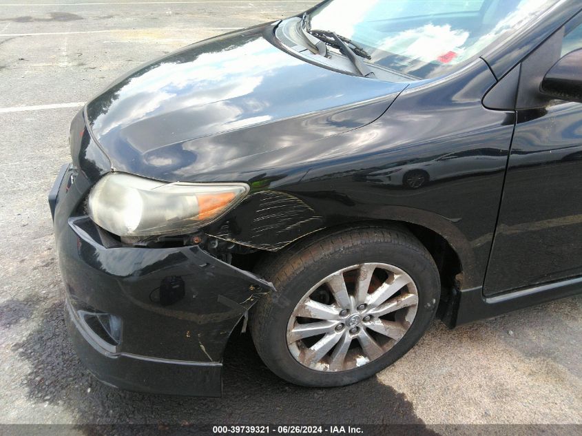 2009 Toyota Corolla S VIN: 2T1BU40E09C028433 Lot: 39739321