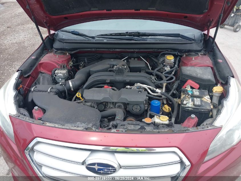 2016 Subaru Legacy 2.5I Premium VIN: 4S3BNBC62G3014383 Lot: 39739333