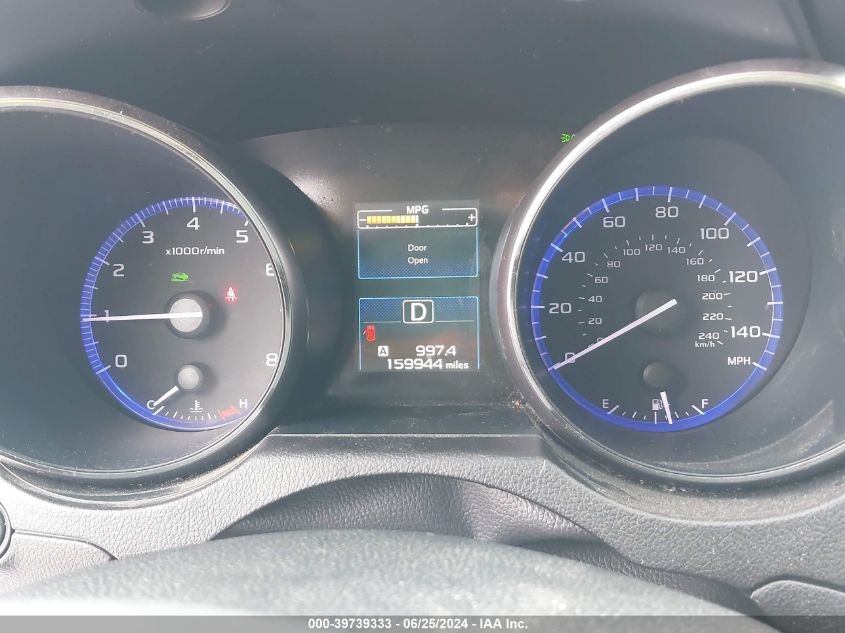 2016 Subaru Legacy 2.5I Premium VIN: 4S3BNBC62G3014383 Lot: 39739333