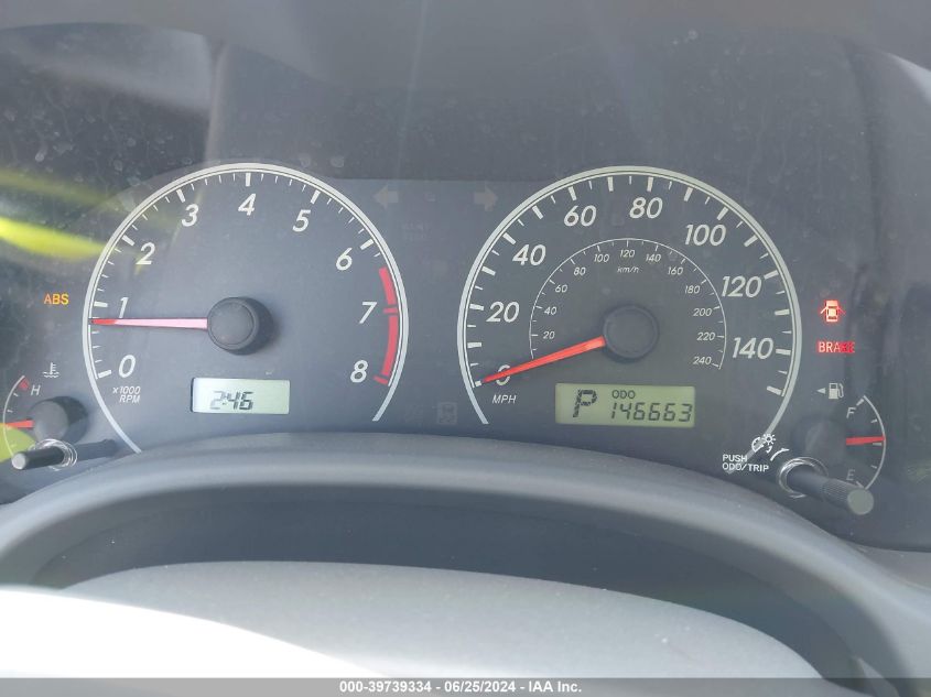 2009 Toyota Corolla Le VIN: JTDBL40E099035231 Lot: 39739334