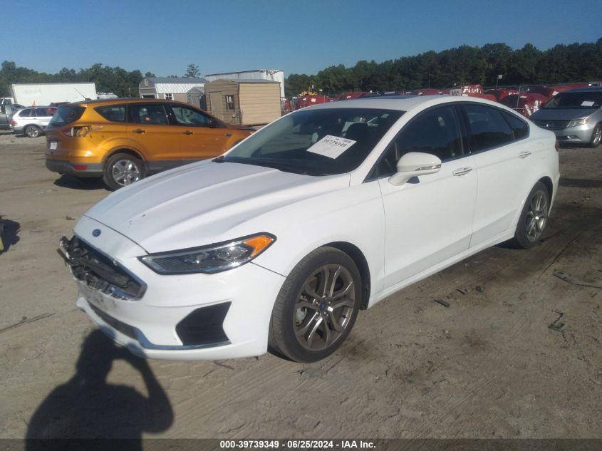 2019 Ford Fusion Sel VIN: 3FA6P0CD4KR260723 Lot: 39739349