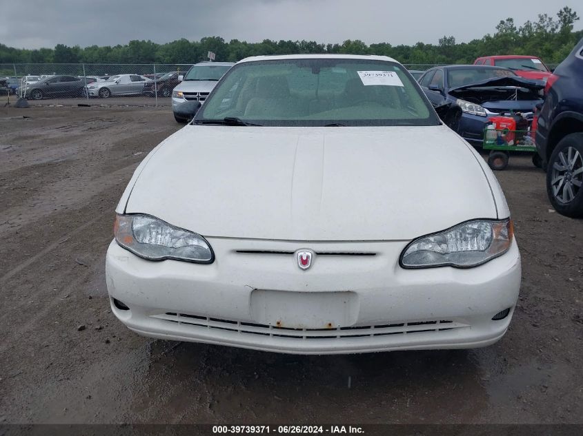 2004 Chevrolet Monte Carlo Ss VIN: 2G1WX12KX49318450 Lot: 39739371