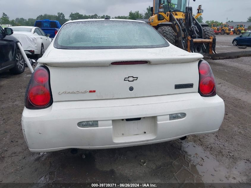 2004 Chevrolet Monte Carlo Ss VIN: 2G1WX12KX49318450 Lot: 39739371