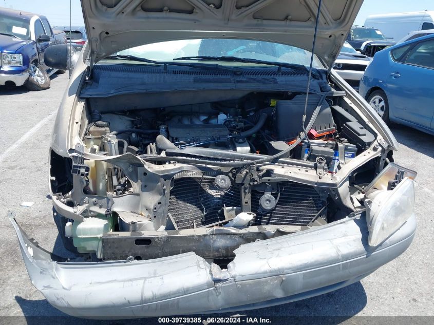 2000 Toyota Sienna Le VIN: 4T3ZF13C4YU293314 Lot: 39739385