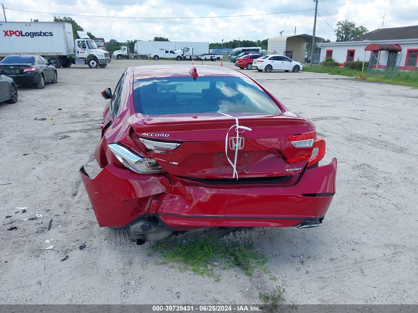 VIN 1HGCV1F3XKA127083 2019 HONDA ACCORD SPORT