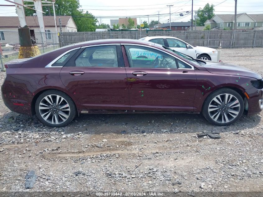 2017 Lincoln Mkz Reserve VIN: 3LN6L5E90HR609439 Lot: 39739442