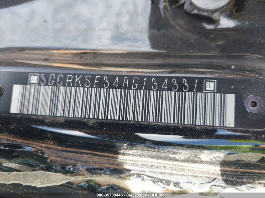 2010 Chevrolet Silverado 1500 Lt VIN: 3GCRKSE34AG134331 Lot: 39739443