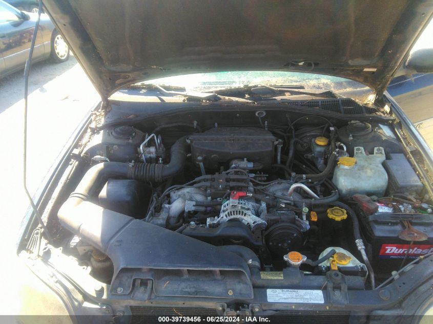 2002 Subaru Outback Outback Awp VIN: 4S3BH675627657269 Lot: 39739456