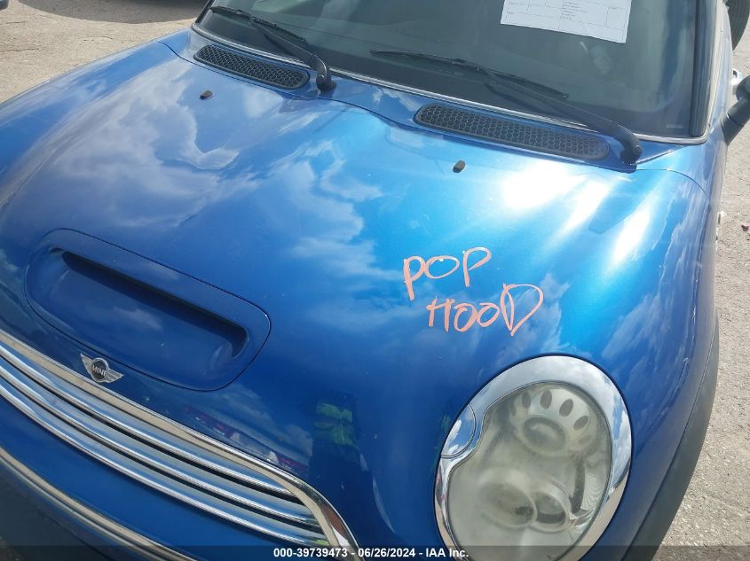 2006 Mini Cooper S VIN: WMWRH33566TK57953 Lot: 39739473