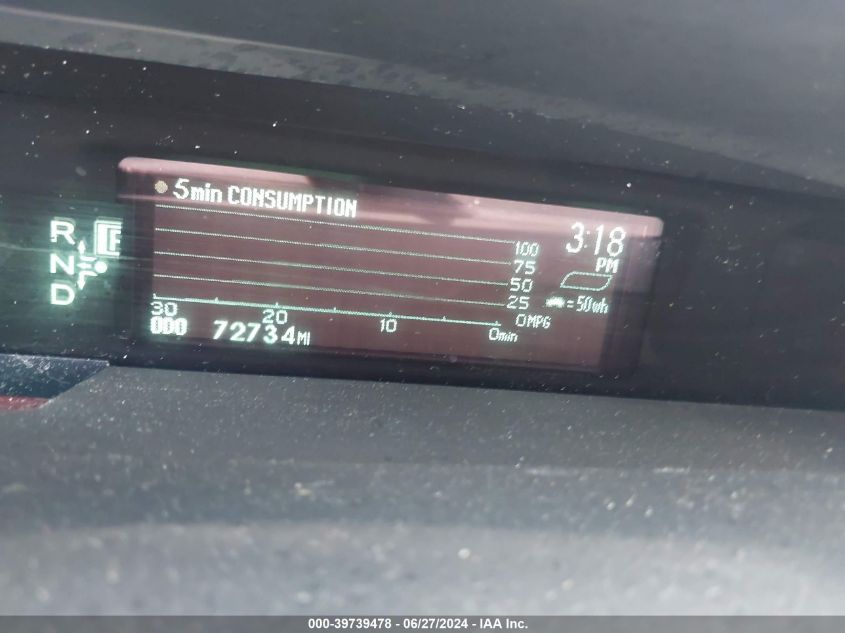 2010 Toyota Prius Ii VIN: JTDKN3DU2A0088575 Lot: 39739478