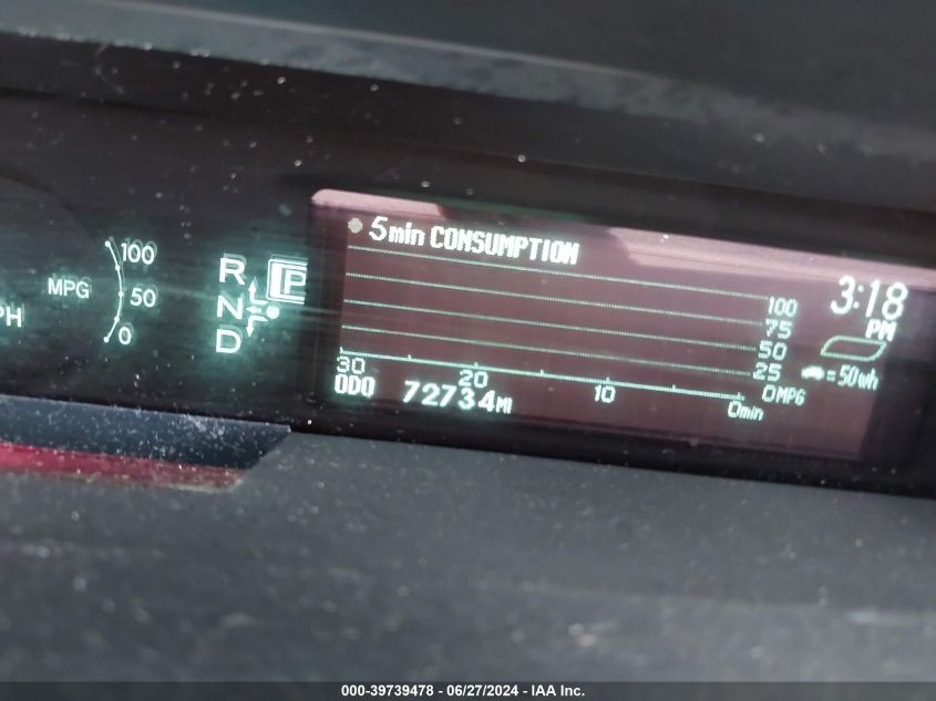 2010 Toyota Prius Ii VIN: JTDKN3DU2A0088575 Lot: 39739478