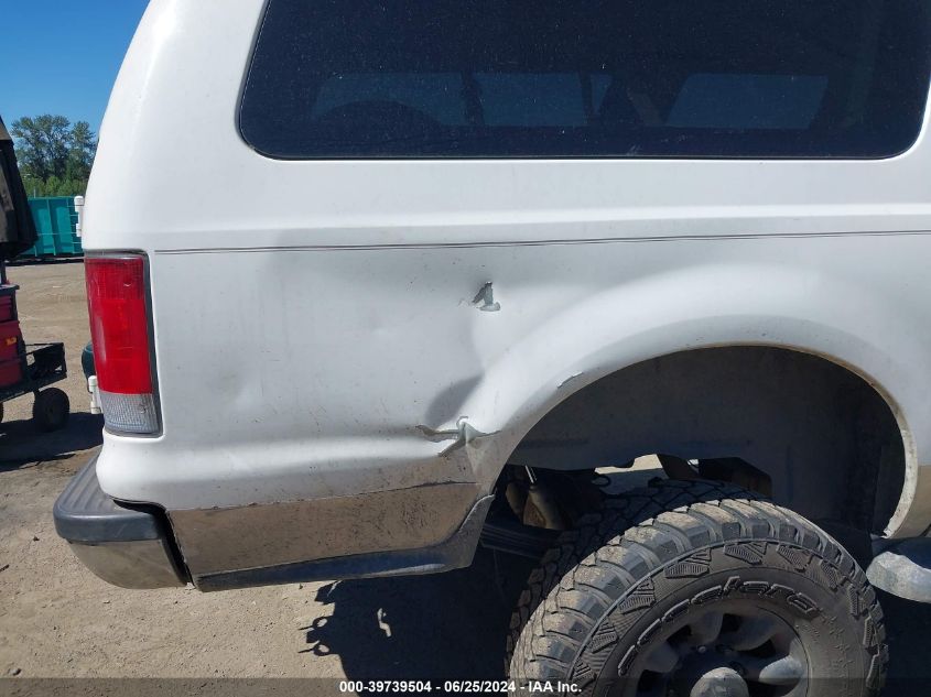 2000 Ford Excursion Xlt VIN: 1FMNU41S8YEB26540 Lot: 39739504