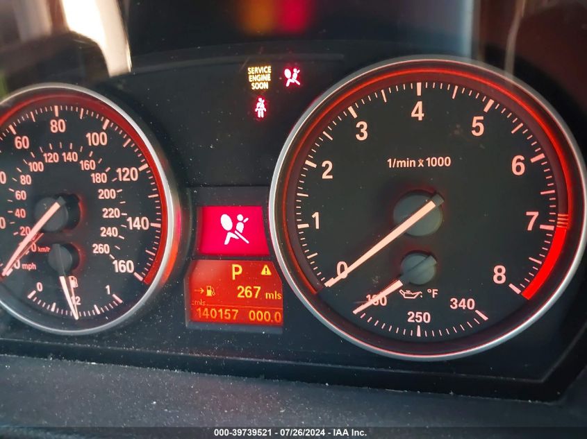 2008 BMW 328I VIN: WBAWL13508PX21319 Lot: 39739521