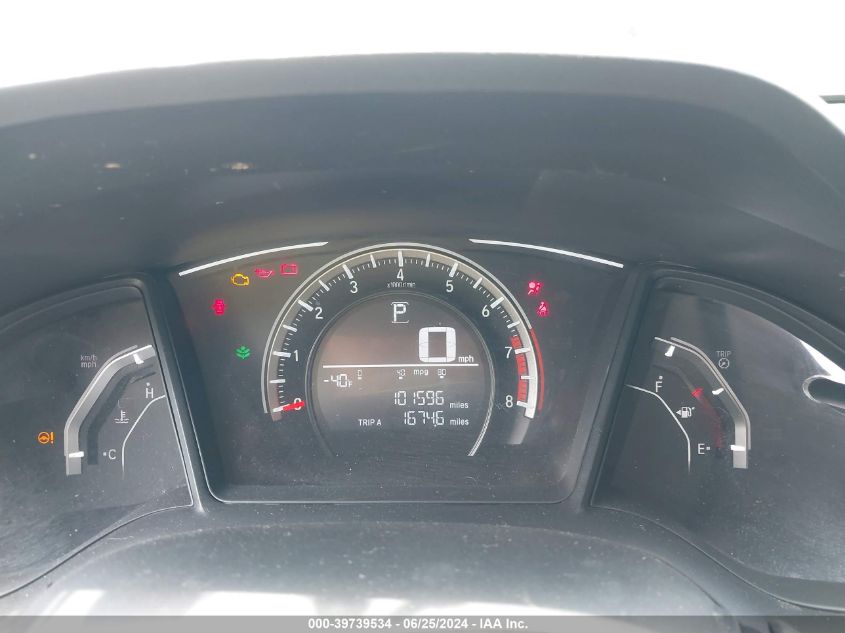 2018 Honda Civic Lx VIN: 19XFC2F5XJE025755 Lot: 39739534