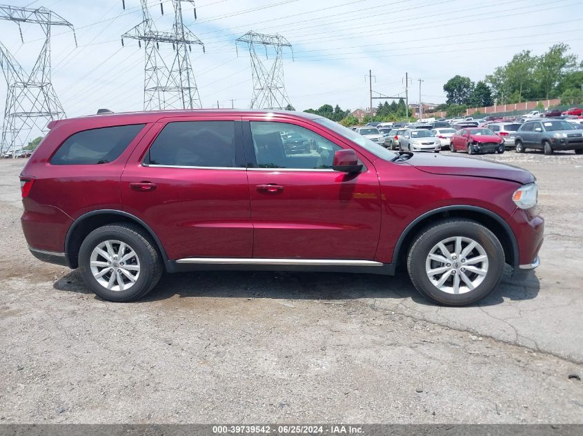 2020 Dodge Durango Sxt Awd VIN: 1C4RDJAG3LC107544 Lot: 39739542