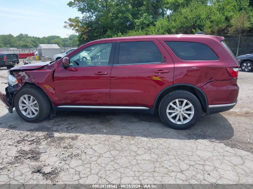 2020 Dodge Durango Sxt Awd VIN: 1C4RDJAG3LC107544 Lot: 39739542