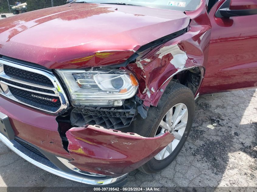 2020 Dodge Durango Sxt Awd VIN: 1C4RDJAG3LC107544 Lot: 39739542