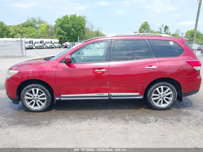 2013 Nissan Pathfinder Sl VIN: 5N1AR2MM4DC617663 Lot: 39739586