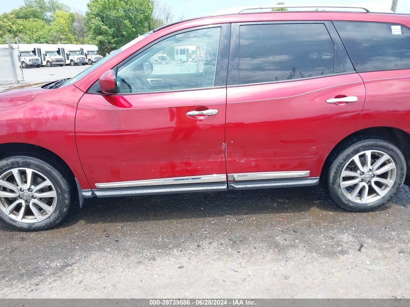2013 Nissan Pathfinder Sl VIN: 5N1AR2MM4DC617663 Lot: 39739586