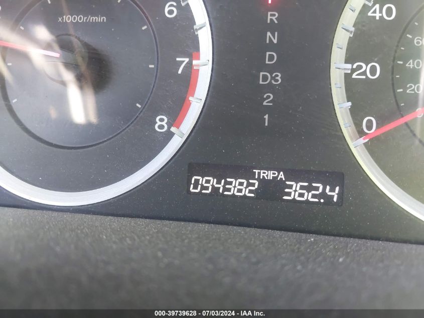 2009 Honda Accord 2.4 Lx-P VIN: JHMCP26439C007842 Lot: 39739628