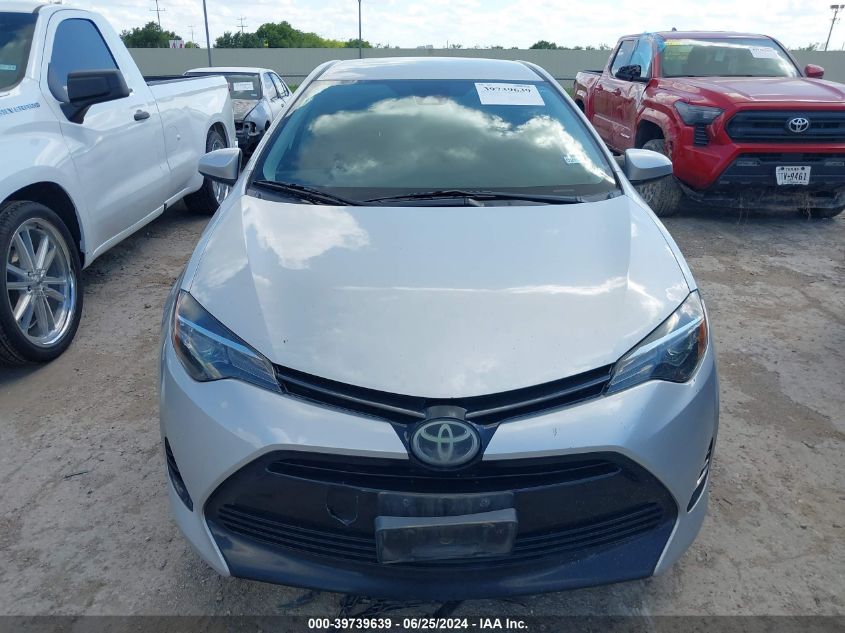 2018 Toyota Corolla Le VIN: 5YFBURHE1JP849160 Lot: 40853730