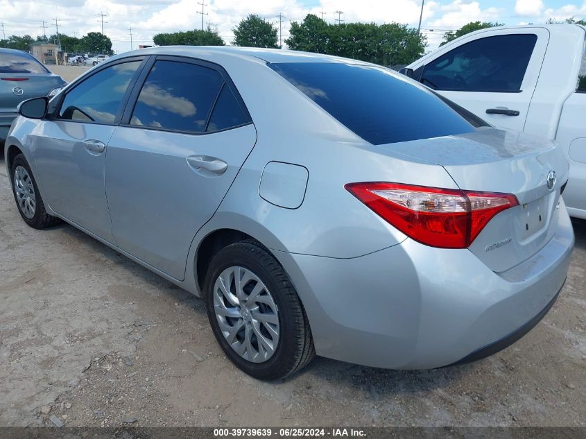 2018 Toyota Corolla Le VIN: 5YFBURHE1JP849160 Lot: 40853730