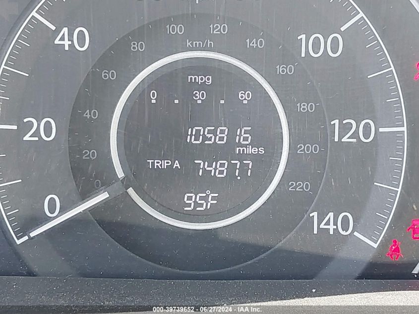 2013 Honda Cr-V Ex VIN: 5J6RM3H57DL017633 Lot: 39739652