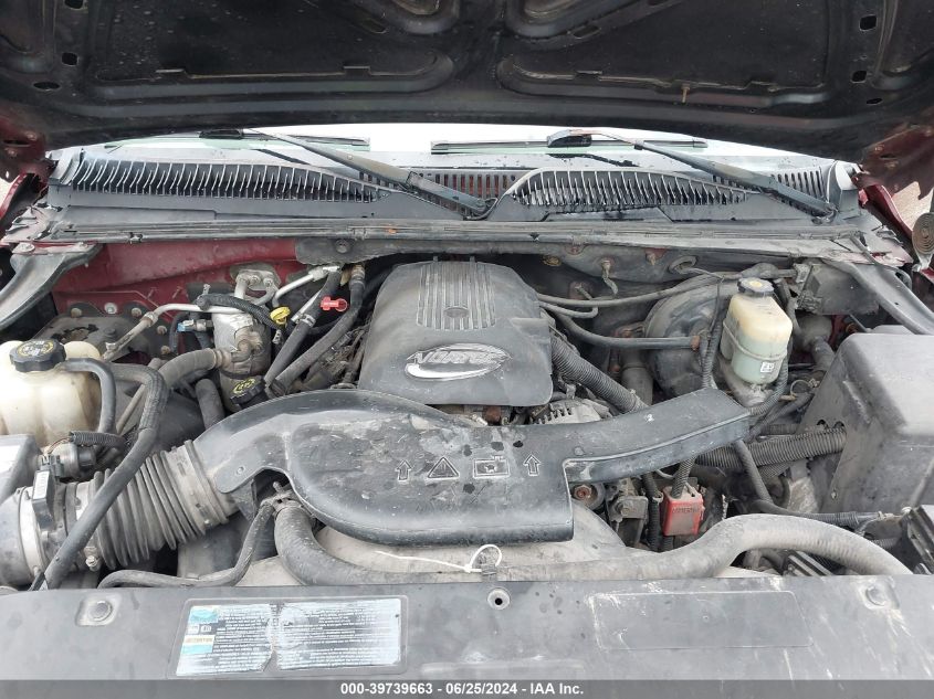 2002 Chevrolet Tahoe Lt VIN: 1GNEK13Z72J288278 Lot: 39739663