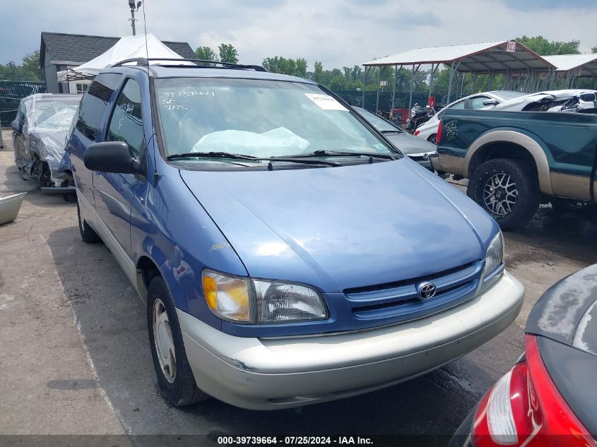 2000 Toyota Sienna Xle VIN: 4T3ZF13C7YU185995 Lot: 39739664