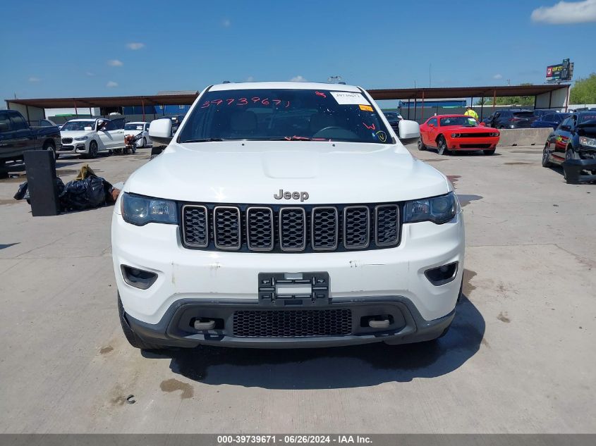 2017 Jeep Grand Cherokee 75Th Anniversary Edition 4X2 VIN: 1C4RJEAG9HC614956 Lot: 39739671