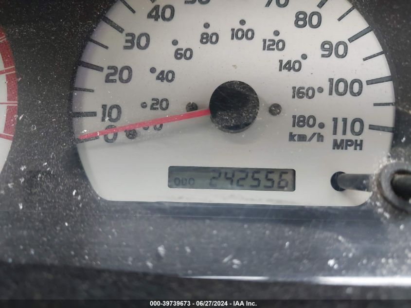 2001 Toyota Tacoma VIN: 5TEVL52N21Z789191 Lot: 39739673