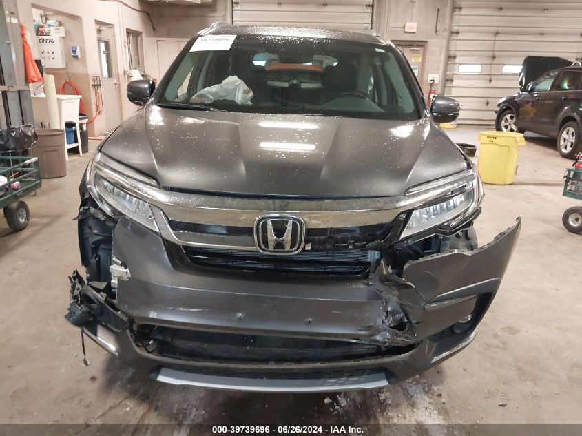 2019 Honda Pilot Touring VIN: 5FNYF6H9XKB100487 Lot: 39739696
