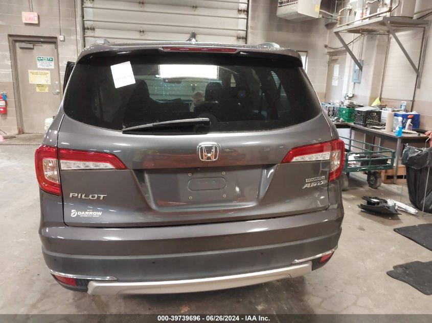 2019 Honda Pilot Touring VIN: 5FNYF6H9XKB100487 Lot: 39739696