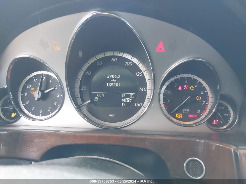 2010 Mercedes-Benz E 350 VIN: WDDHF5GB7AA229220 Lot: 39739753