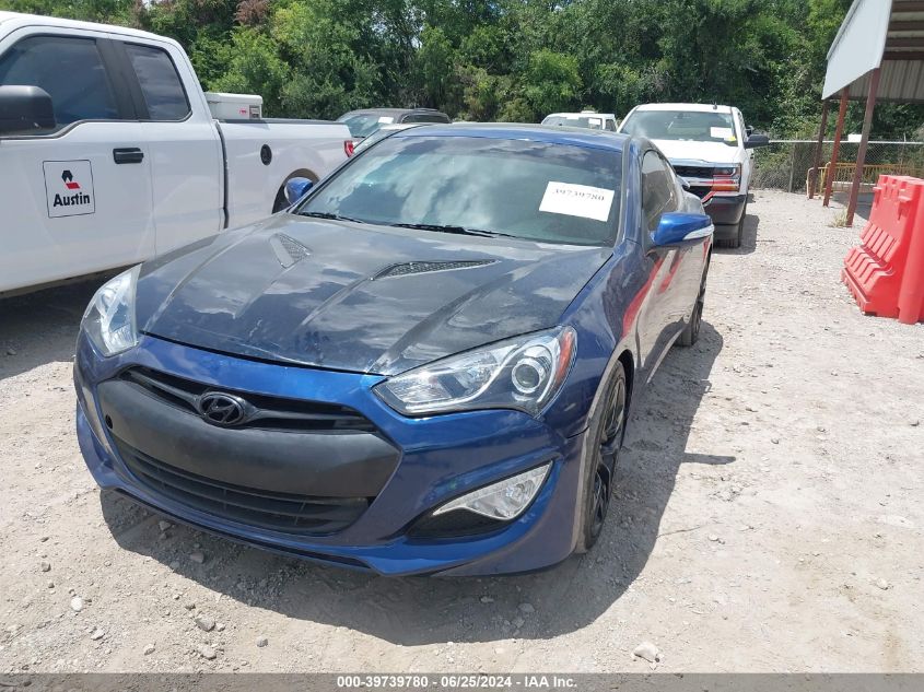 2015 Hyundai Genesis Coupe 3.8L/3.8 R-Spec/3.8 Ult VIN: KMHHU6KJ9FU128153 Lot: 39739780