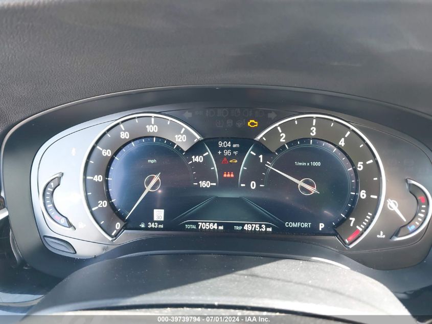 2019 BMW 530I VIN: WBAJA5C53KWW29612 Lot: 39739794