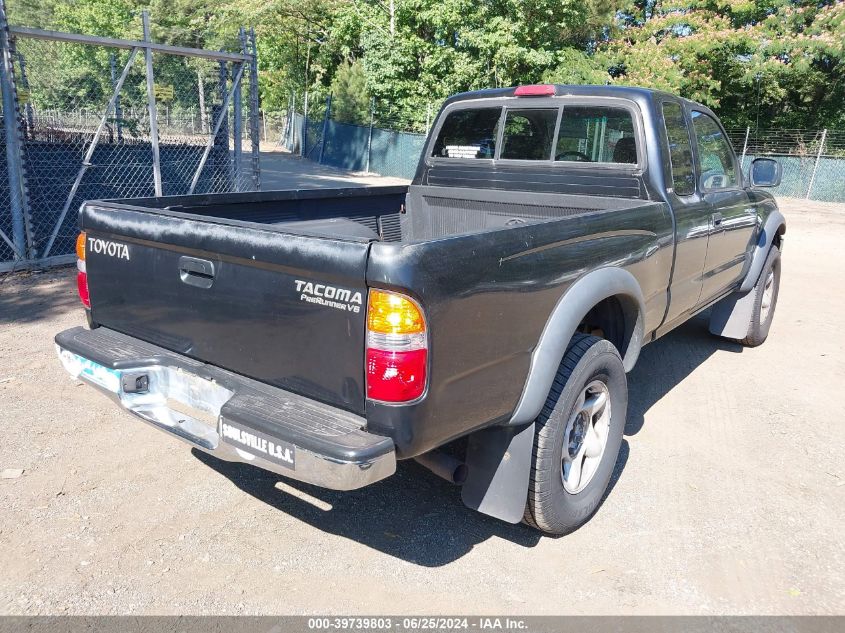 2002 Toyota Tacoma Prerunner V6 VIN: 5TESN92N12Z139774 Lot: 39739803