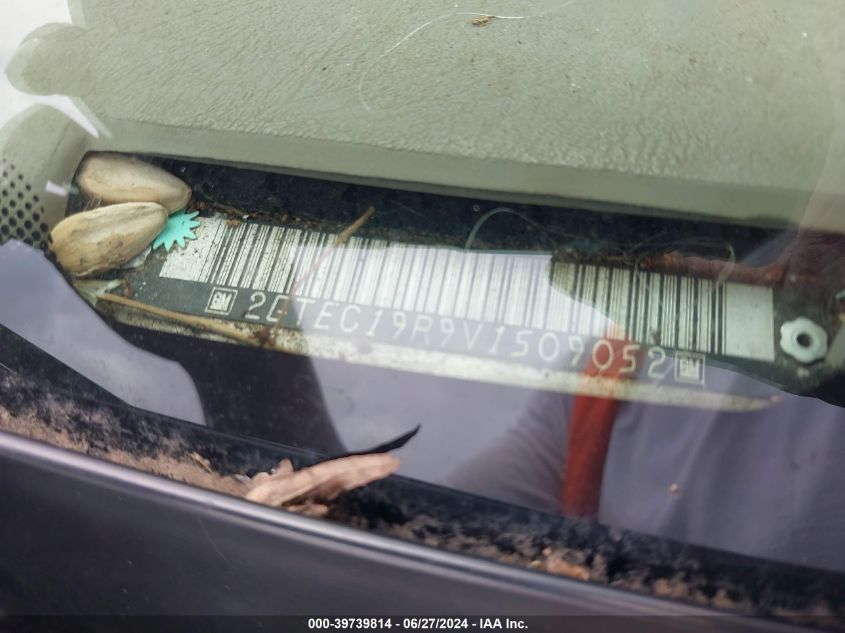 1997 GMC Sierra 1500 Sl Wideside VIN: 2GTEC19R9V1509052 Lot: 39739814