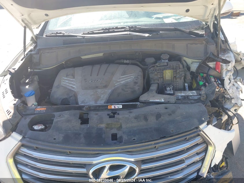 2017 Hyundai Santa Fe Limited Ultimate VIN: KM8SRDHF6HU250860 Lot: 39739846