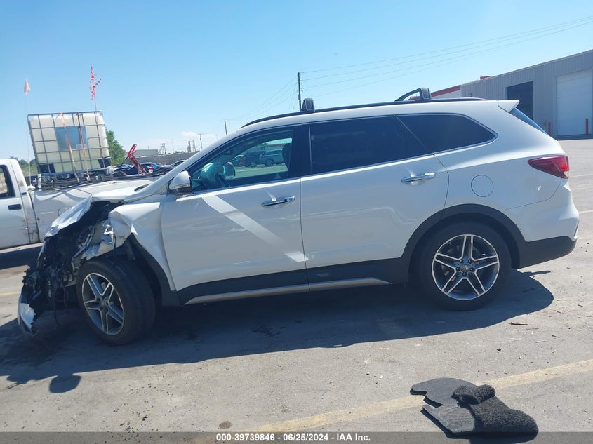 2017 Hyundai Santa Fe Limited Ultimate VIN: KM8SRDHF6HU250860 Lot: 39739846