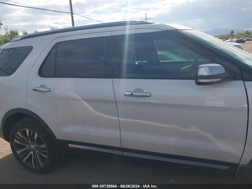 VIN 1FM5K8HT1HGA03873 2017 FORD EXPLORER PLATINUM