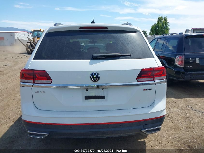 2021 Volkswagen Atlas 3.6L V6 Se W/Technology VIN: 1V2HR2CA0MC575288 Lot: 39739870