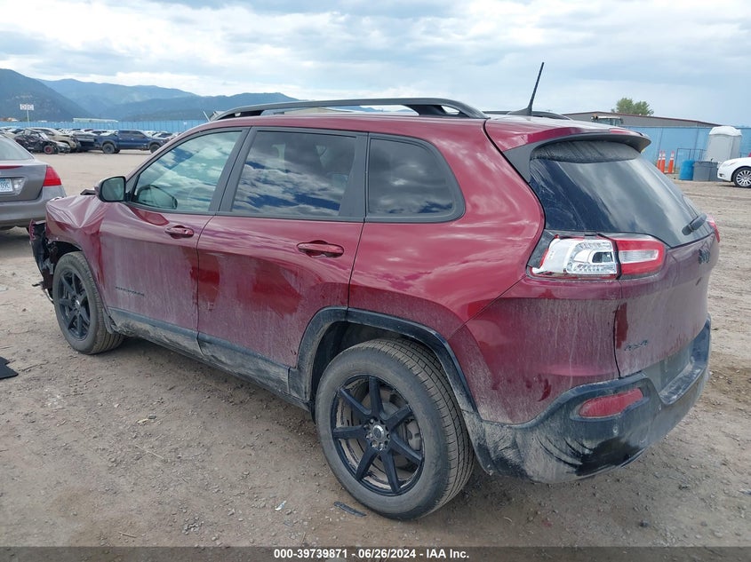 VIN 1C4PJMCB9JD603992 2018 JEEP CHEROKEE LATITUDE
